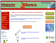 Tablet Screenshot of lighting.bercerts.ie